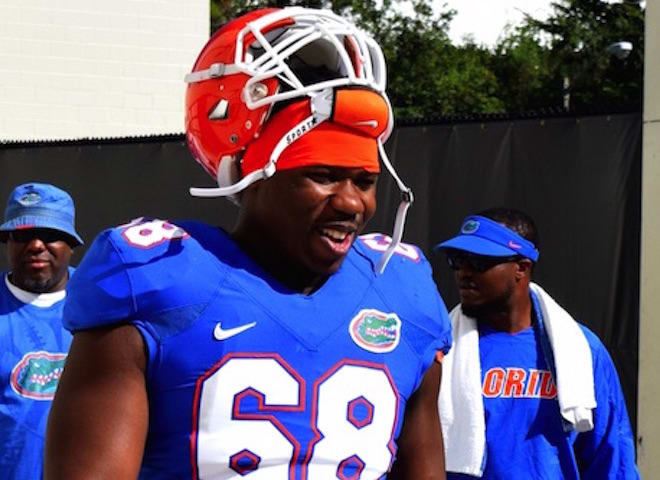 Florida offensive lineman Richerd Desir-Jones