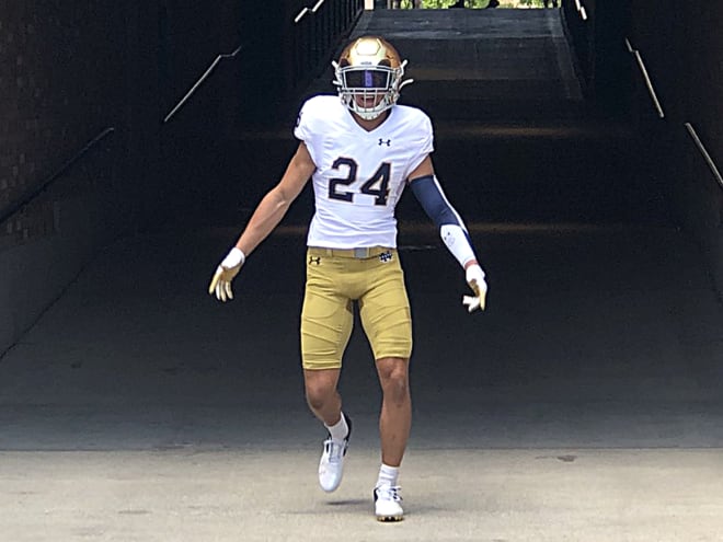 Notre Dame Fighting Irish football commit and four-star linebacker Nolan Ziegler