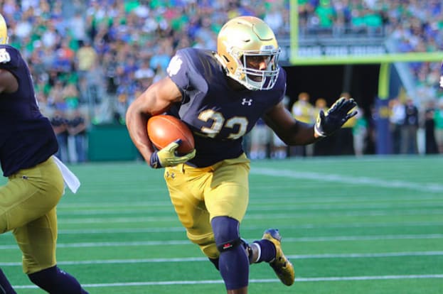Junior running back Josh Adams is on the verge of a big season for the Notre Dame offense.