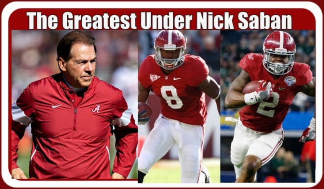 : Nick Saban & Derrick Henry SIGNED Alabama Game Issued