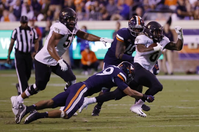 The UVa defense allowed Christian Turner and the Demon Deacons to run for 203 yards on the ground.