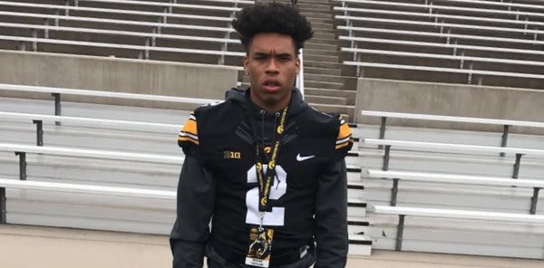 Reese Taylor visited the Iowa Hawkeyes this weekend.