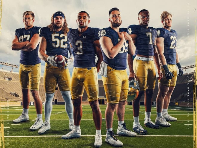 From left to right: Michael Mayer, Bo Bauer, Avery Davis, Jarrett Patterson, Isaiah Foskey and JD Bertrand