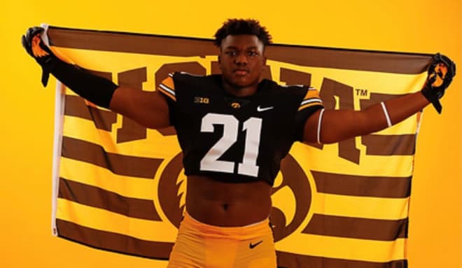 Defensive end Brian Allen Jr. makes the move to Iowa City this weekend.