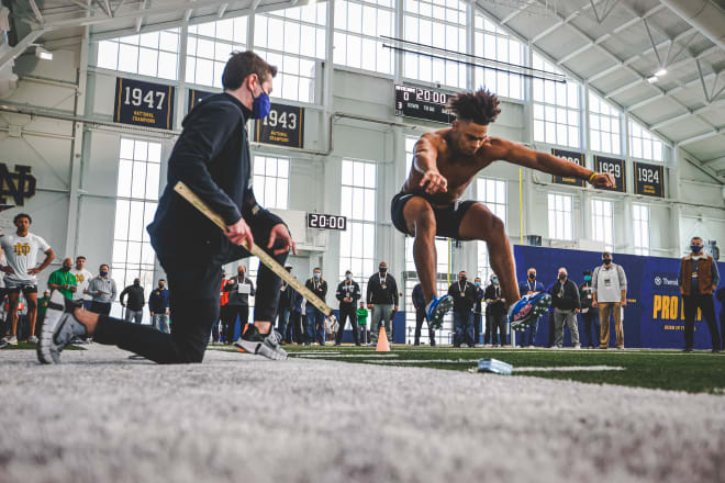 ND FOOTBALL: Several Irish players showcase skills at ND Pro Day, Sports