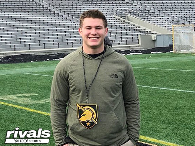 Rivals 3-star RB Jake Low during his Junior Day visit to Army West Point