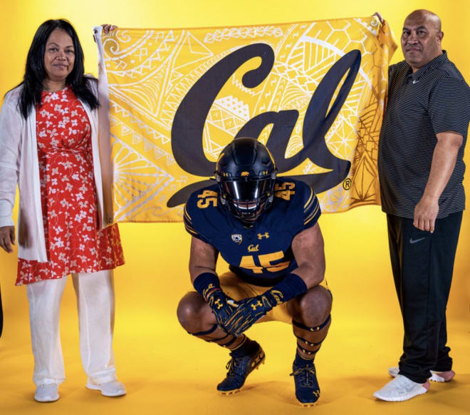 Cal left a strong impression on 2022 OLB Henry Ikahihifo and his family during his official visit with the Bears last weekend.