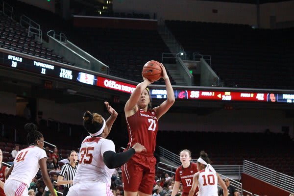 Action from Sunday's game between Washington State abd USC