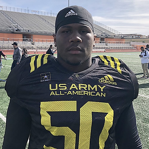 Raleigh Sanderson High senior defensive lineman Alim McNeill, who signed with NC State, is playing in the Army All-American Bowl in San Antonio, Texas.
