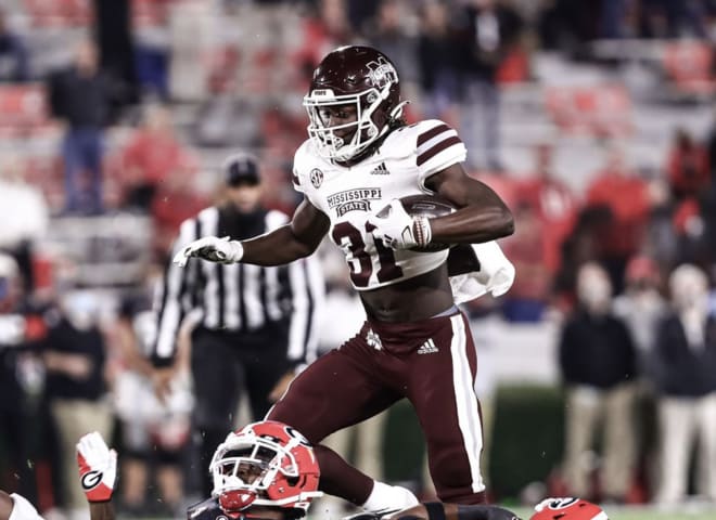 Mississippi State Bulldogs football receiver Jaden Walley