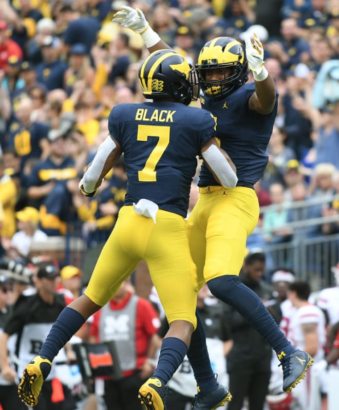 Michigan Wolverines football redshirt sophomore receiver Tarik Black's 191 yards are the third most on the team this year.
