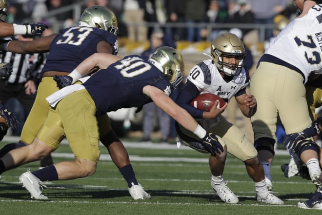 Navy-Notre Dame football game financial impact on Baltimore