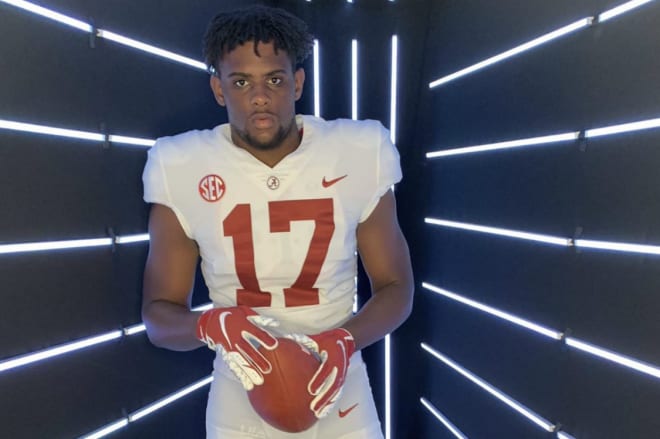 Kelby Collins attended Alabama's first summer camp on Wednesday.