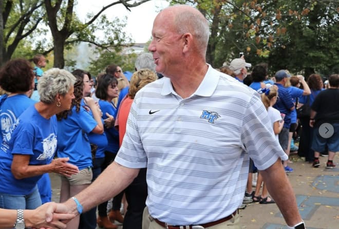 Head coach Rick Stockstill had plenty to smile about after Saturday's contest.