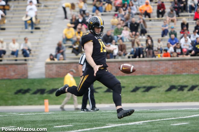 Tucker McCann emerges from spring as Missouri's starting punter