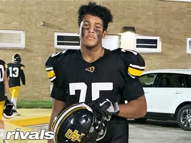 Pleasant Hill (Iowa) Southeast Polk offensive tackle and Notre Dame Fighting Irish football recruiting target Kadyn Proctor 