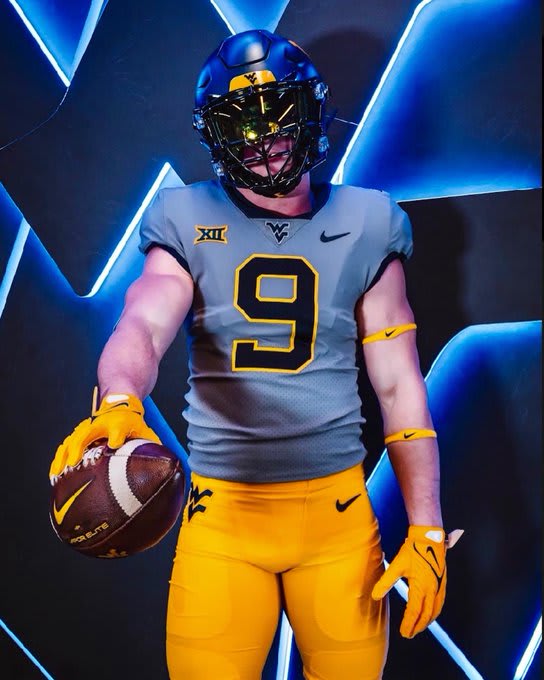 west virginia football uniforms