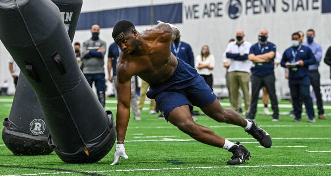 Penn State defensive end was drafted in the 2021 NFL Draft Thursday night. 