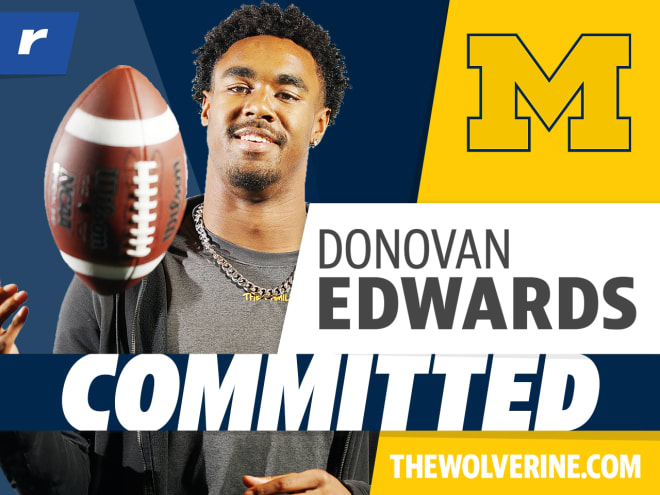 Donovan Edwards committed to Michigan on Wednesday
