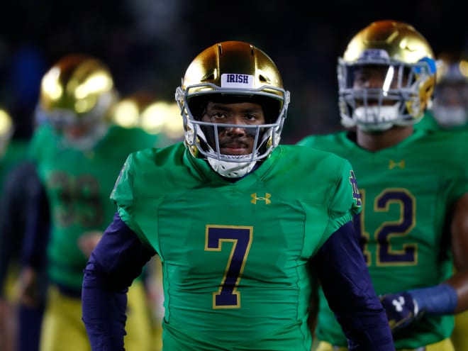 Former Notre Dame quarterback Brandon Wimbush is the Chief Athletic Officer of MOGL.
