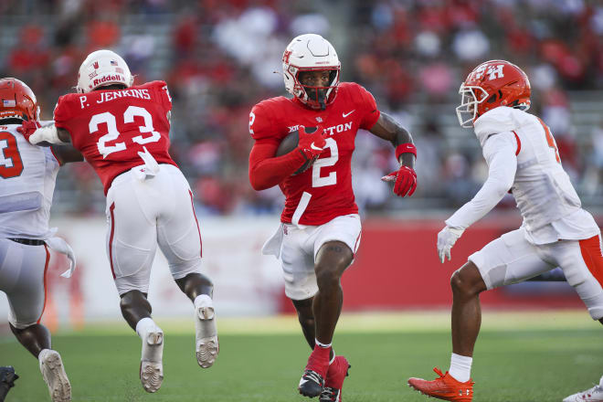 Texas Tech awaits Houston and their electric playmakers, Matthew Golden (2) and Parker Jenkins (23)