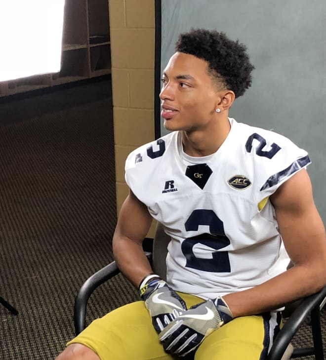 Smith poses during his official visit to GT