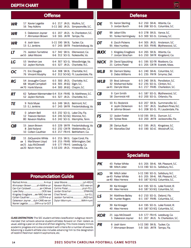 Carolina Panthers Depth Chart - PlayerProfiler