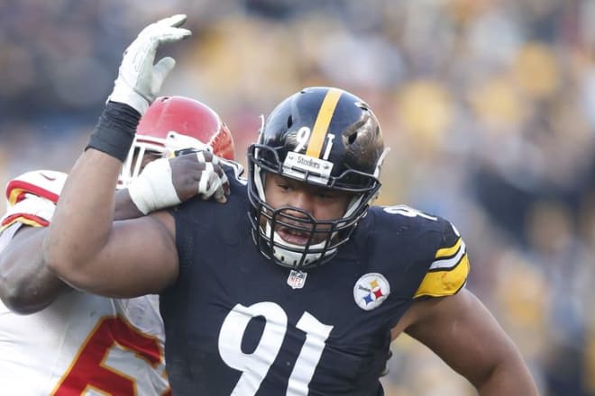 Stephon Tuitt could be a big factor in the Steelers’ AFC title game matchup against New England.