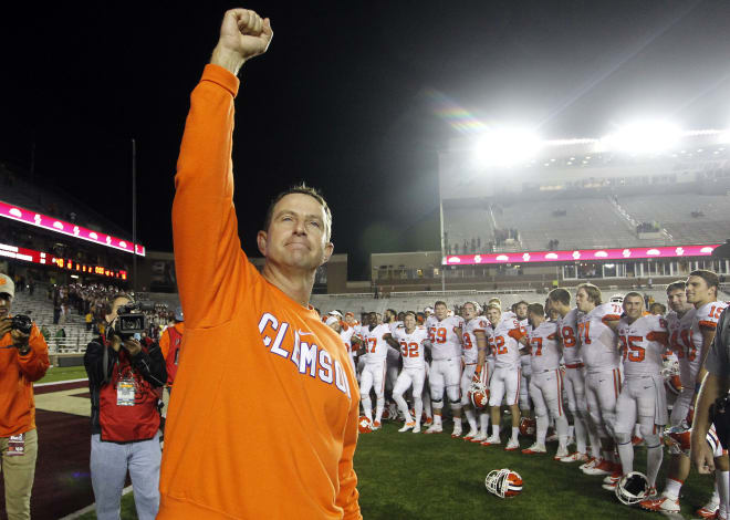 Swinney has won two national championships at Clemson.