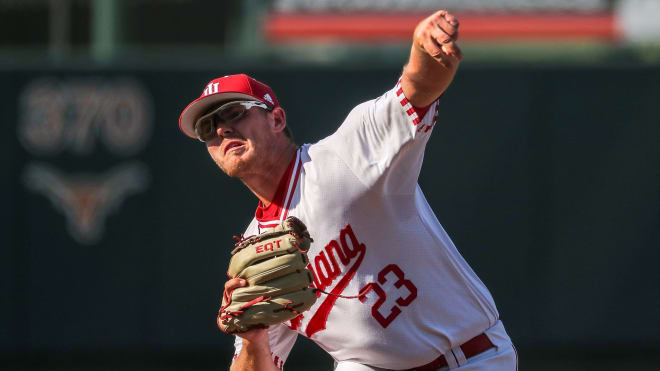 Andrew Saalfrank is the fifth IU pitcher drafted in the last four years. 