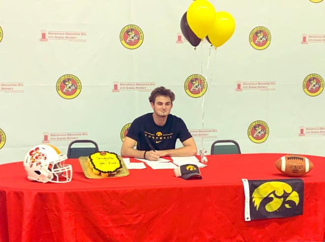 Quarterback Joey Labas makes the move to Iowa City on June 12.