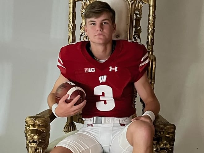 Wisconsin quarterback commit Landyn Locke. 