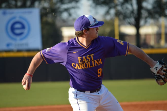 East Carolina falls in game two of the three game series with Rice by a score of 7-2