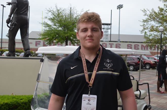 FSU is a major player now for OL Will Putnam after Friday's visit.