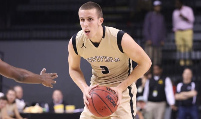 Tyler Scanlon won a state title in both football and basketball as a senior at Westfield
