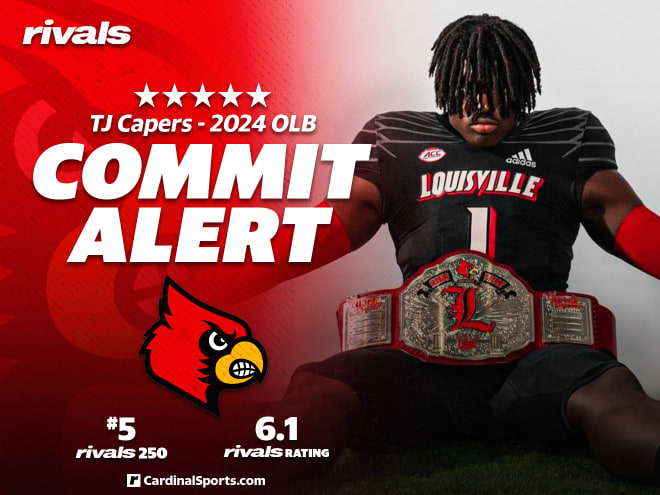 Florida five-star 2024 OLB TJ Capers verbally commits to Louisville 