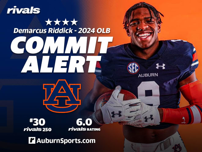 Demarcus Riddick flipped his commitment from Georgia to Auburn Wednesday.