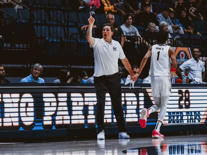 Mark Madsen earned a win in his debut as Cal's new head coach Monday night at Haas Pavilion.