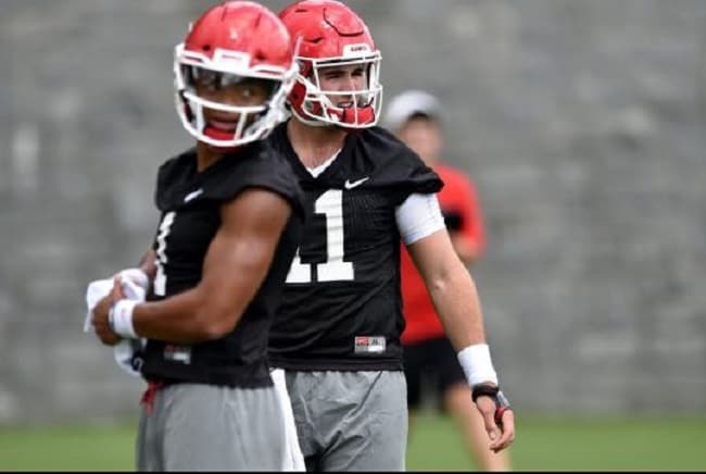 Justin Fields and Jake Fromm will no doubt be the main story line all of fall camp.