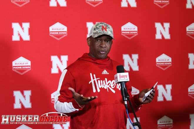 Mickey Joseph means business in Nebraska's wide receiver room