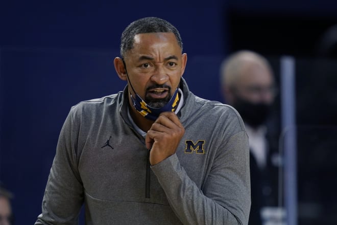 Michigan Wolverines basketball coach Juwan Howard and his team are 9-1 heading into a game with Rutgers.