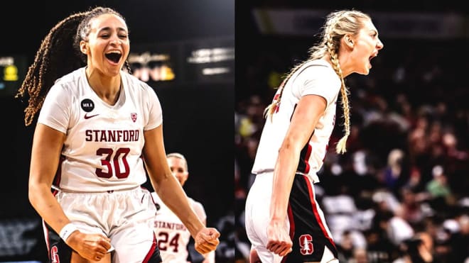 Haley Jones and Cameron Brink have been the top two players for Stanford this season. 