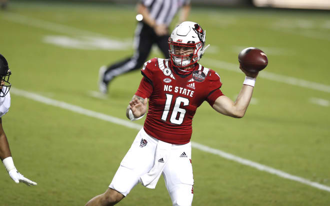 NC State Wolfpack football quarterback Bailey Hockman