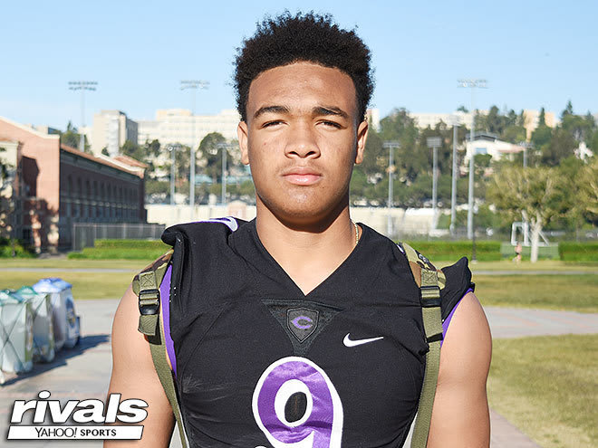 Hunter Echols was recruiting for USC this past weekend.
