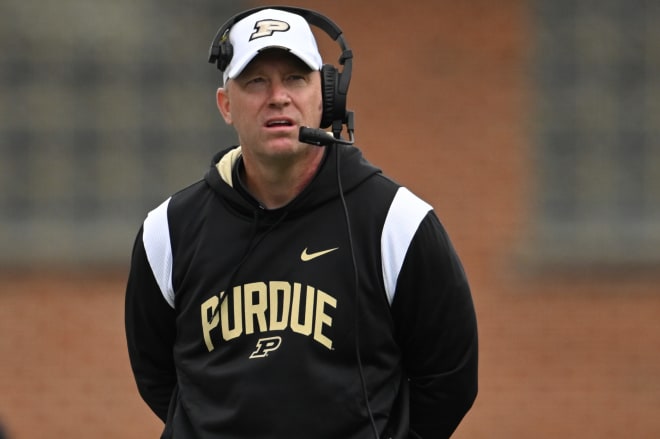 Purdue coach Jeff Brohm