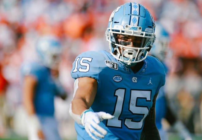 UNC WR Beau Corrales joined a movement Sunday, but he took it a step further for personal reasons.