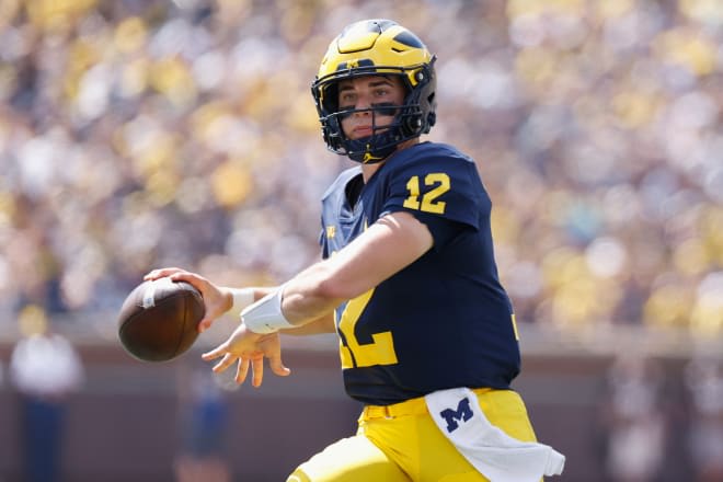 Former Michigan QB Cade McNamara looks to revamp Iowa's offense (USA Today Sports)