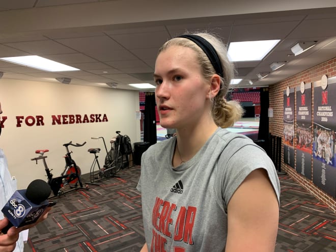 Nebraska volleyball outside hitter Lindsay Krause