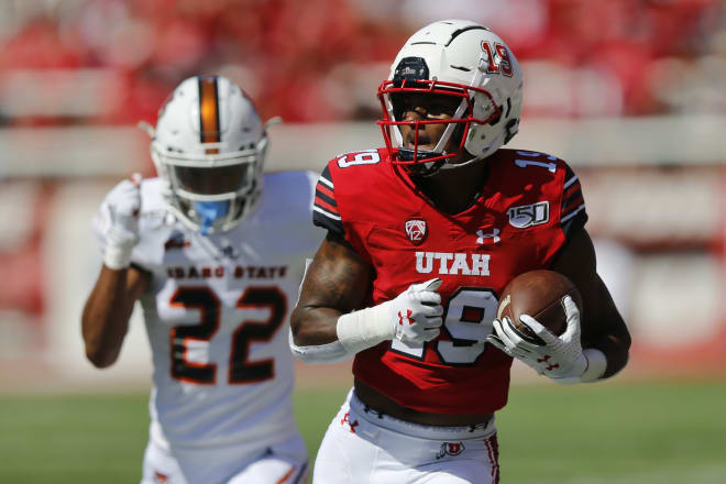 In 33 career games as a Ute, Thompson started in 12 contests averaging 22.9 yards per catch (AP Photo/Rick Bowmer)