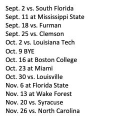 Gamecocks 2021 football schedule released